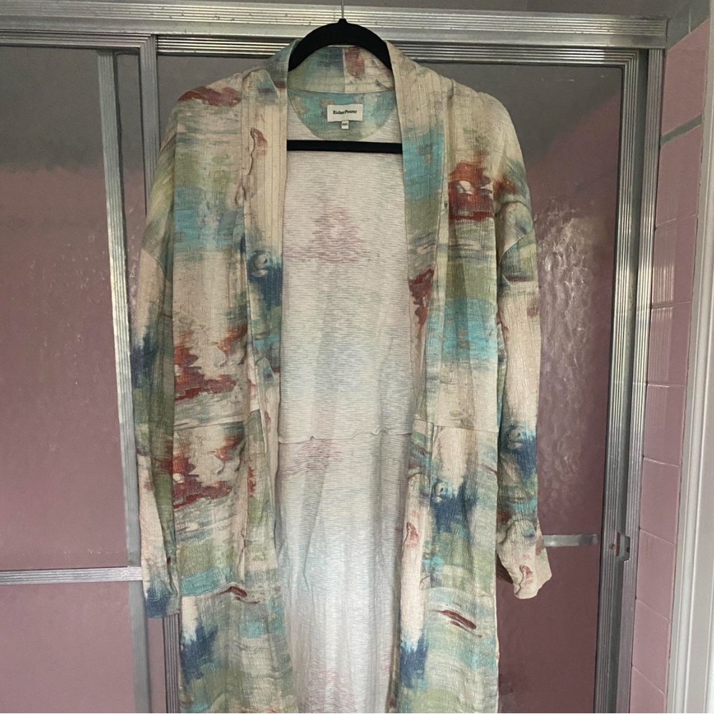 Richer Poorer Cloud Weave Robe Coat